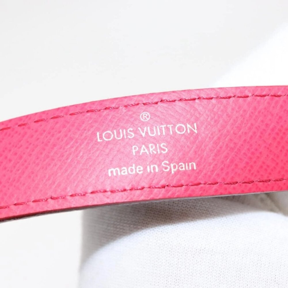 LOUIS VUITTON Multicolor Ceinture Initials Belt Black M9631 LV Auth 156684SAM - Picture 10 of 12